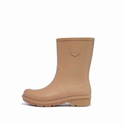 Women's Fitflop WONDERWELLY Short Wellies Brown | Ireland-70312