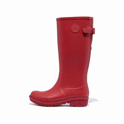 Women's Fitflop WONDERWELLY Tall Wellies Red | Ireland-67189