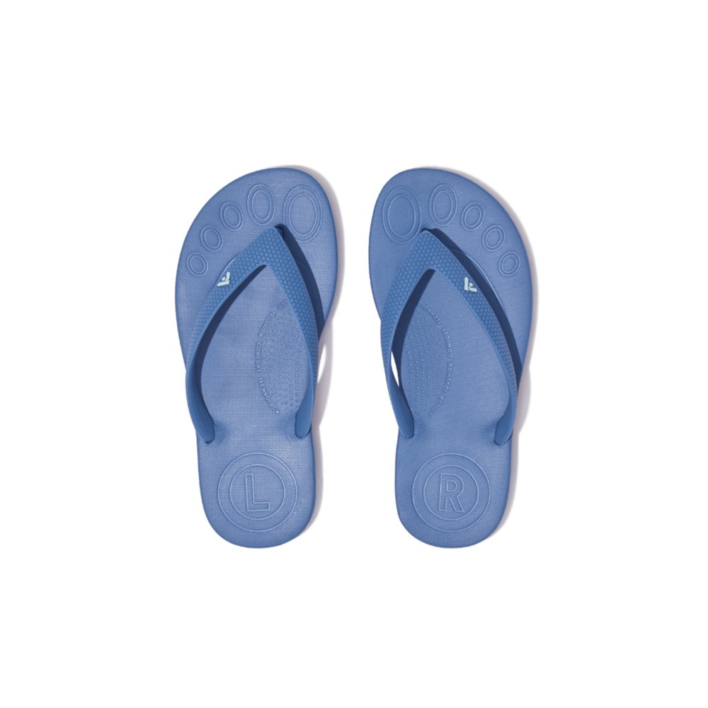 Kids' Fitflop IQUSHION Ergonomic Sandals Blue | Ireland-45076