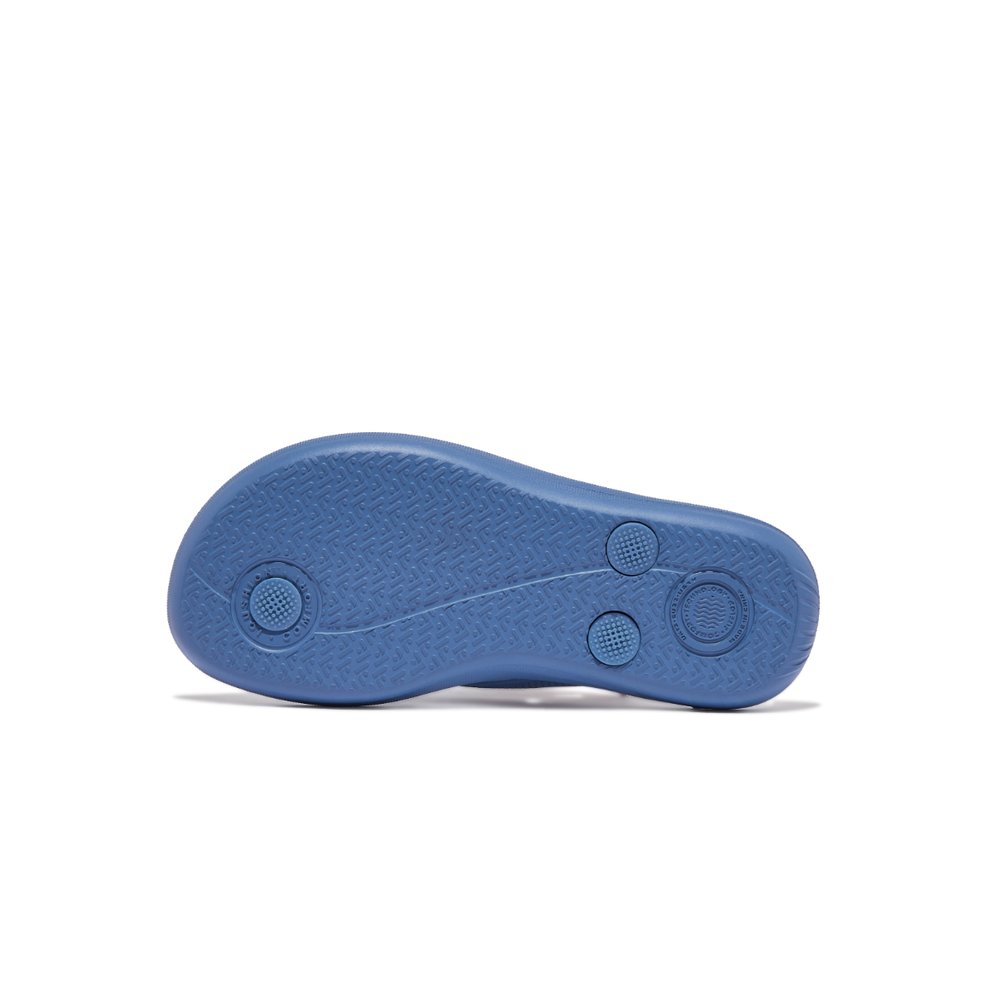 Kids' Fitflop IQUSHION Ergonomic Sandals Blue | Ireland-45076