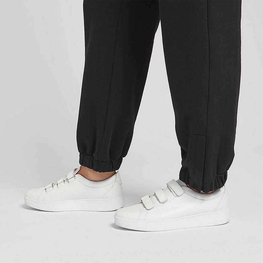 Women's Fitflop BASIC THREADS Jogger Black | Ireland-89713