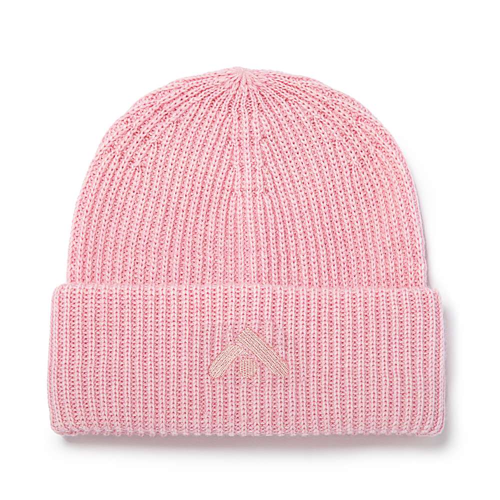 Women's Fitflop BASIC THREADS Merino Wool Knit Beanie Pink | Ireland-07913