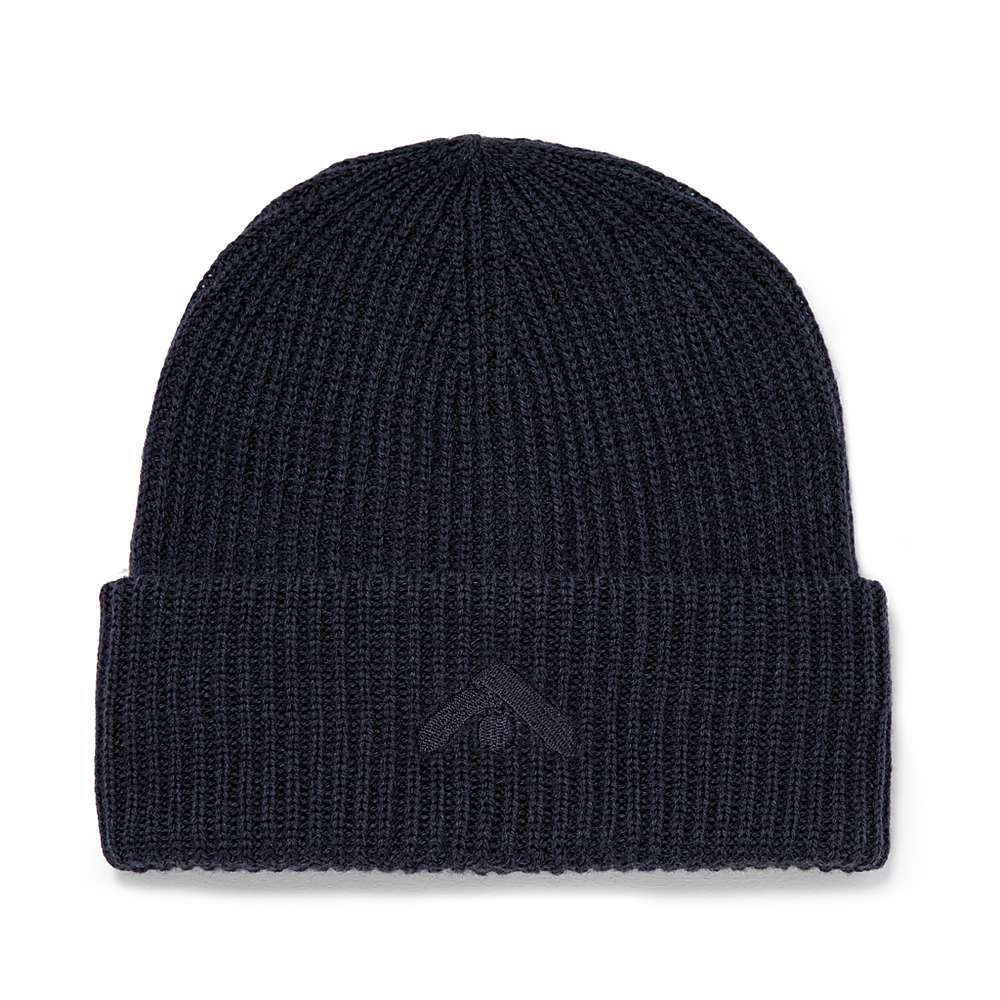 Women's Fitflop BASIC THREADS Merino Wool Knit Beanie Navy | Ireland-53486