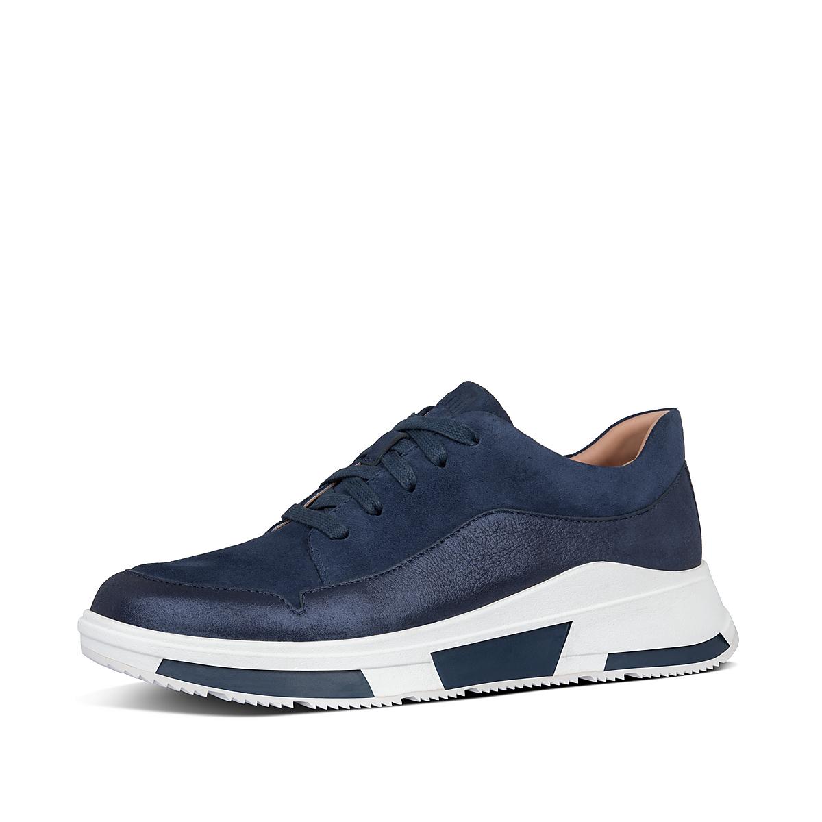 Women's Fitflop FREYA Suede Trainers Navy | Ireland-28563