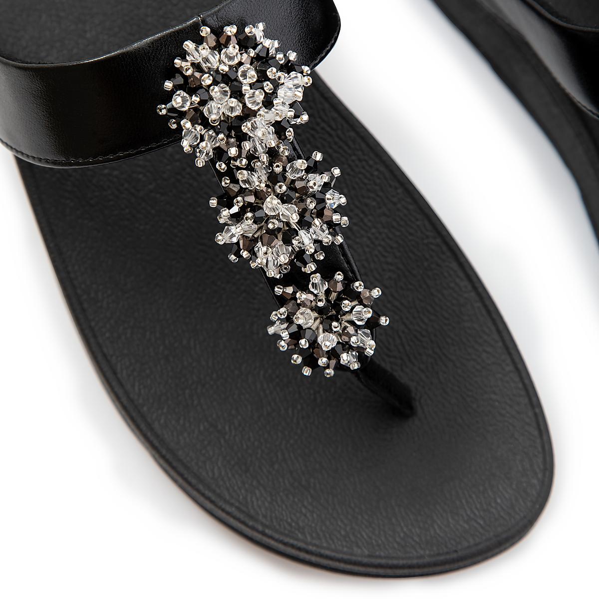 Women's Fitflop GALAXY Toe-Thongs Sandals Black | Ireland-91408