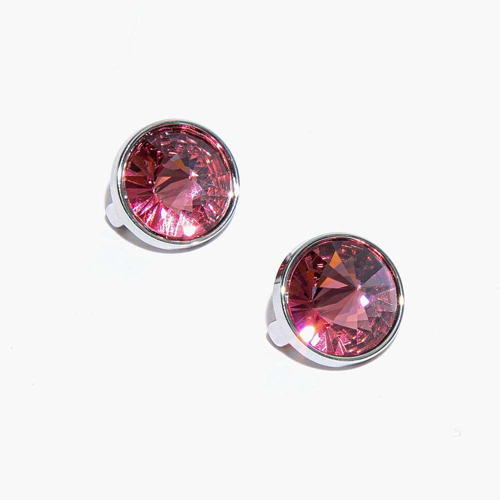 Women's Fitflop IQUSHION Charms Crystal Round Charms 2 Pack Fuchsia Rose | Ireland-42086