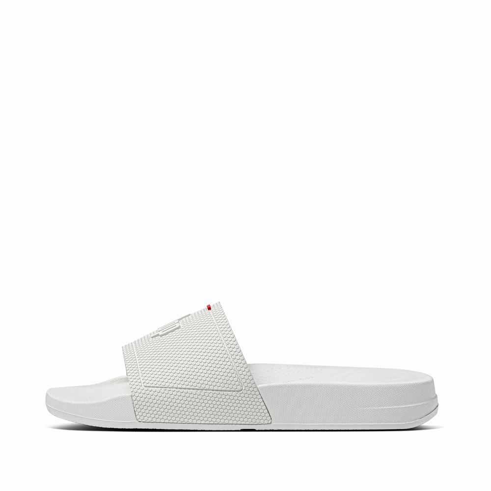 Women\'s Fitflop IQUSHION Pool Slides White | Ireland-51746