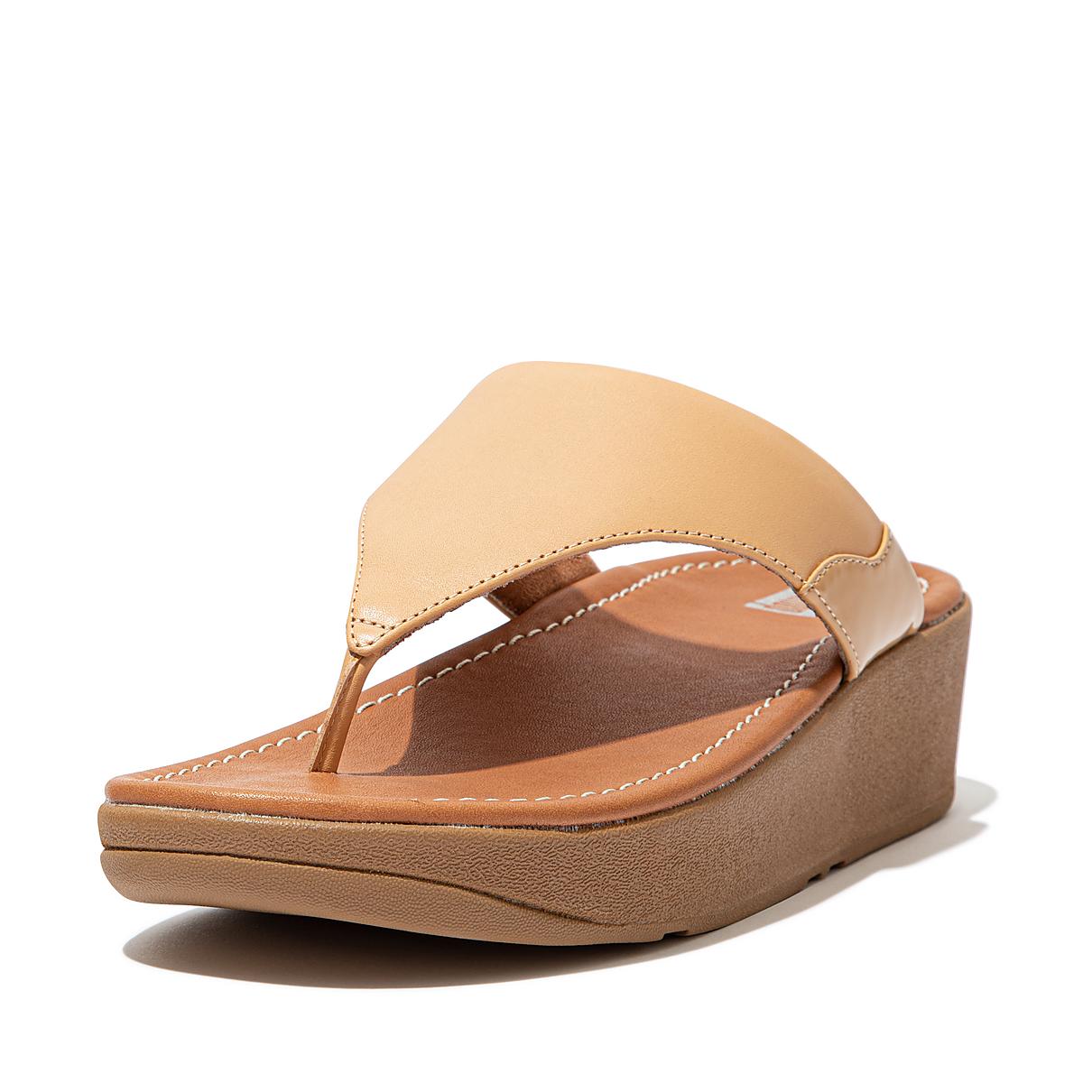 Women's Fitflop MYLA Toe-Post Sandals Brown | Ireland-74319