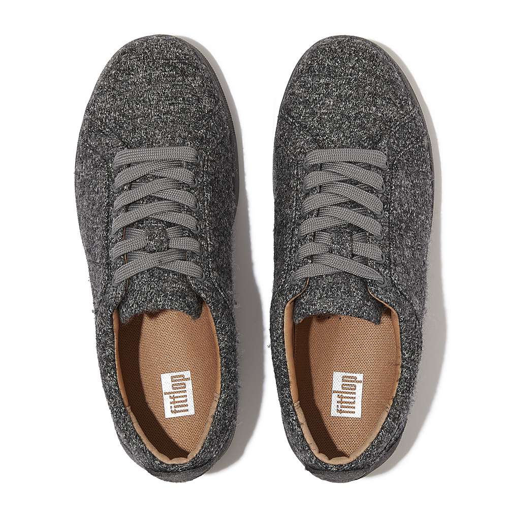 Women's Fitflop RALLY E01 Merino Wool-Mix Trainers Grey | Ireland-38046