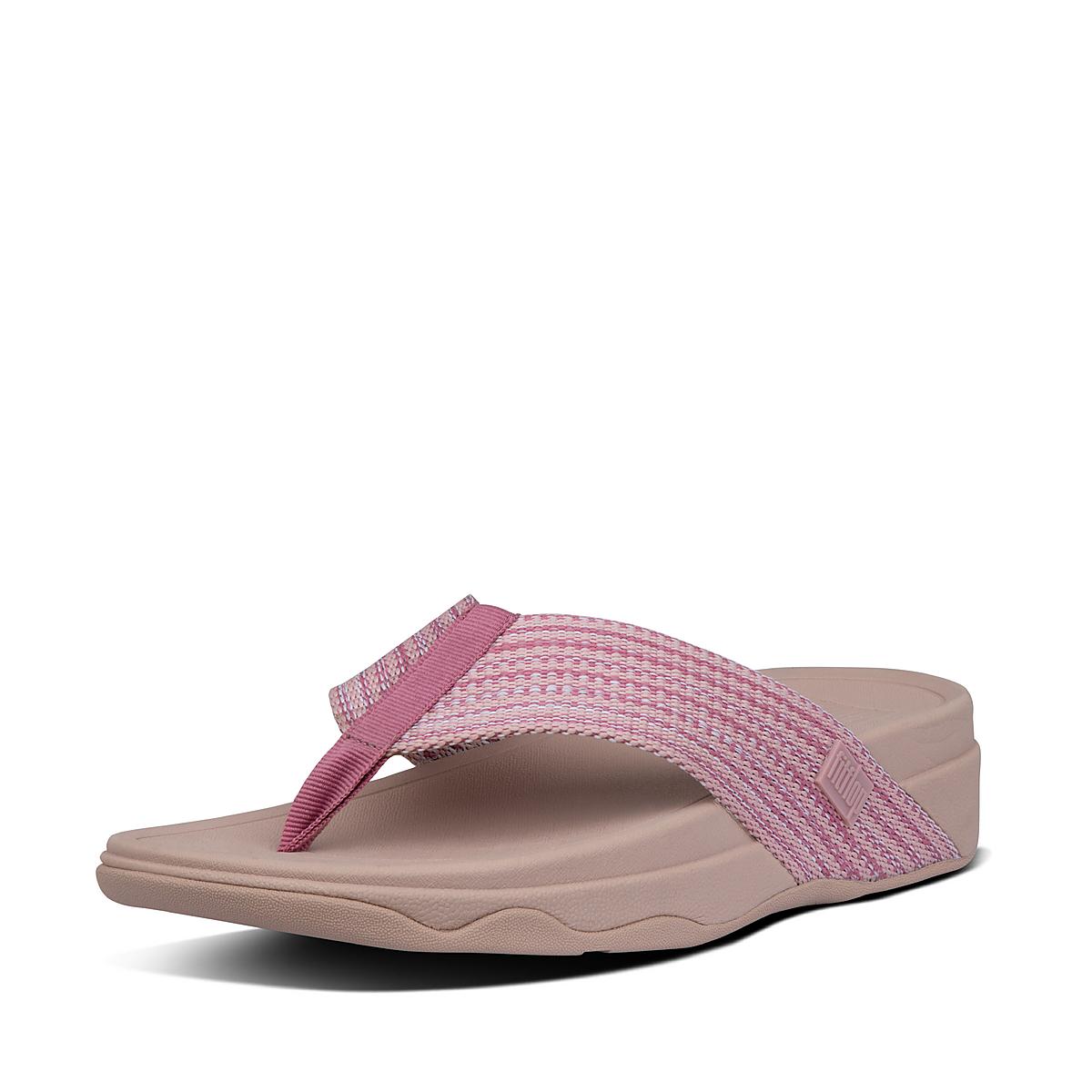 Women's Fitflop SURFA Toe-Post Sandals Pink | Ireland-36759