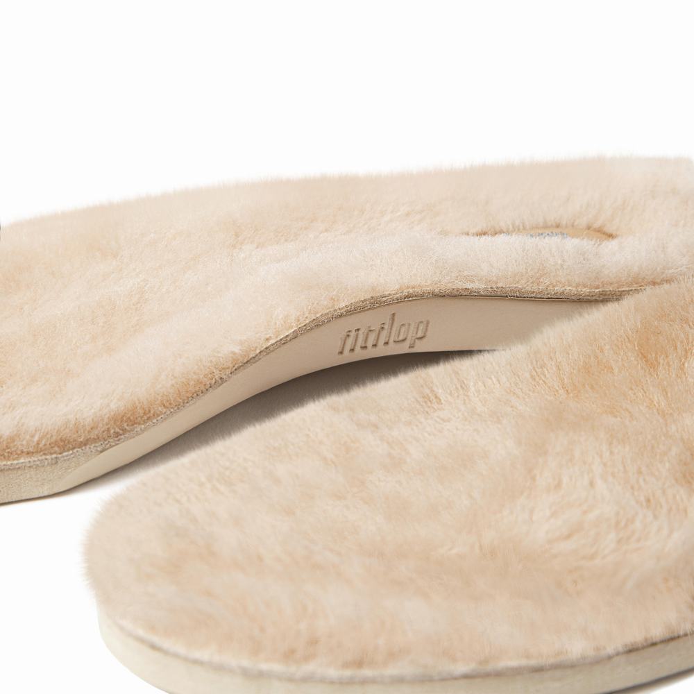 Women's Fitflop WONDERWELLY Luxe Shearling Insoles 1 Pair Insoles Cream | Ireland-62941